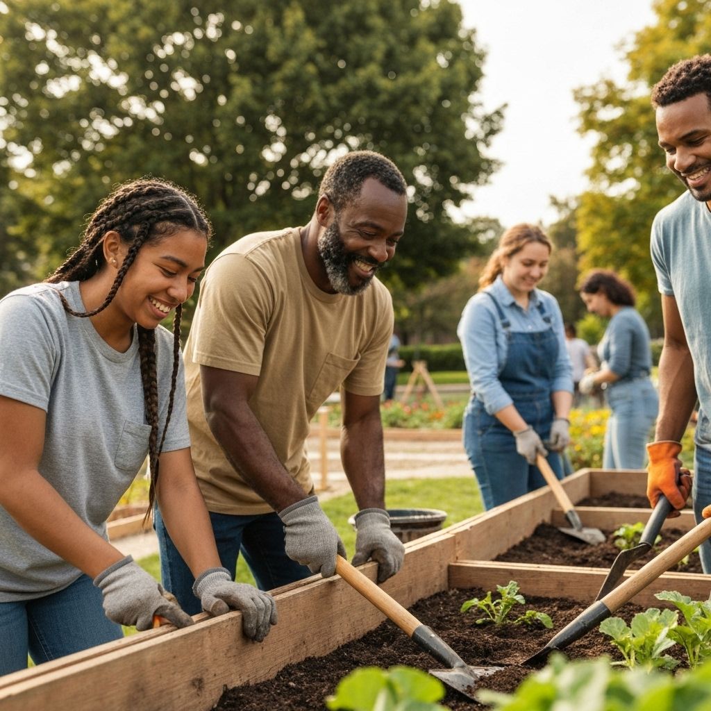 Volunteers making social impact